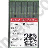 GROZ BECKERT GEBEDUR industrial sewing needles DBX1 16x231 1738 SIZE 80/12